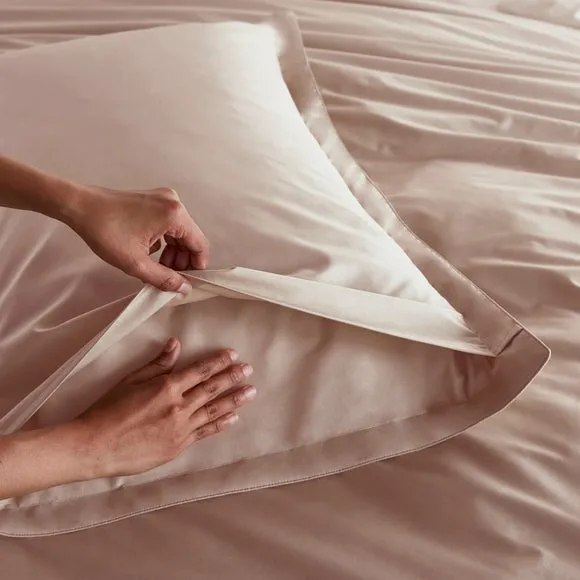 100% Egyptian Cotton 220 Thread Count Oxford Pillowcase 3