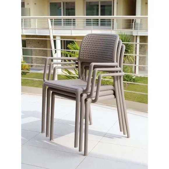 Cube Dining Table with 6 Bora Chair Set Turtle Dove 4