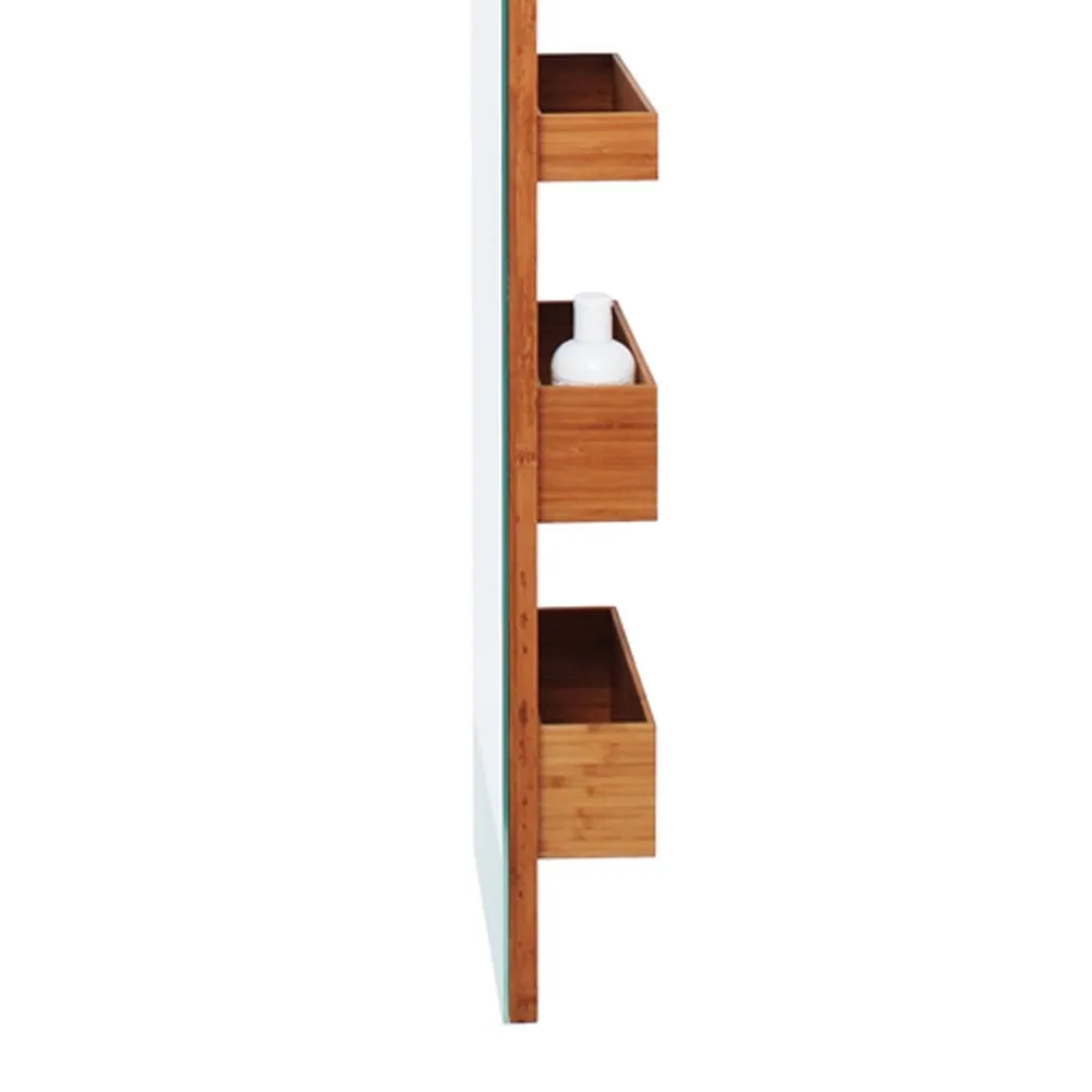 Wireworks Revolving Wall Storage Cabinet Bamboo 4
