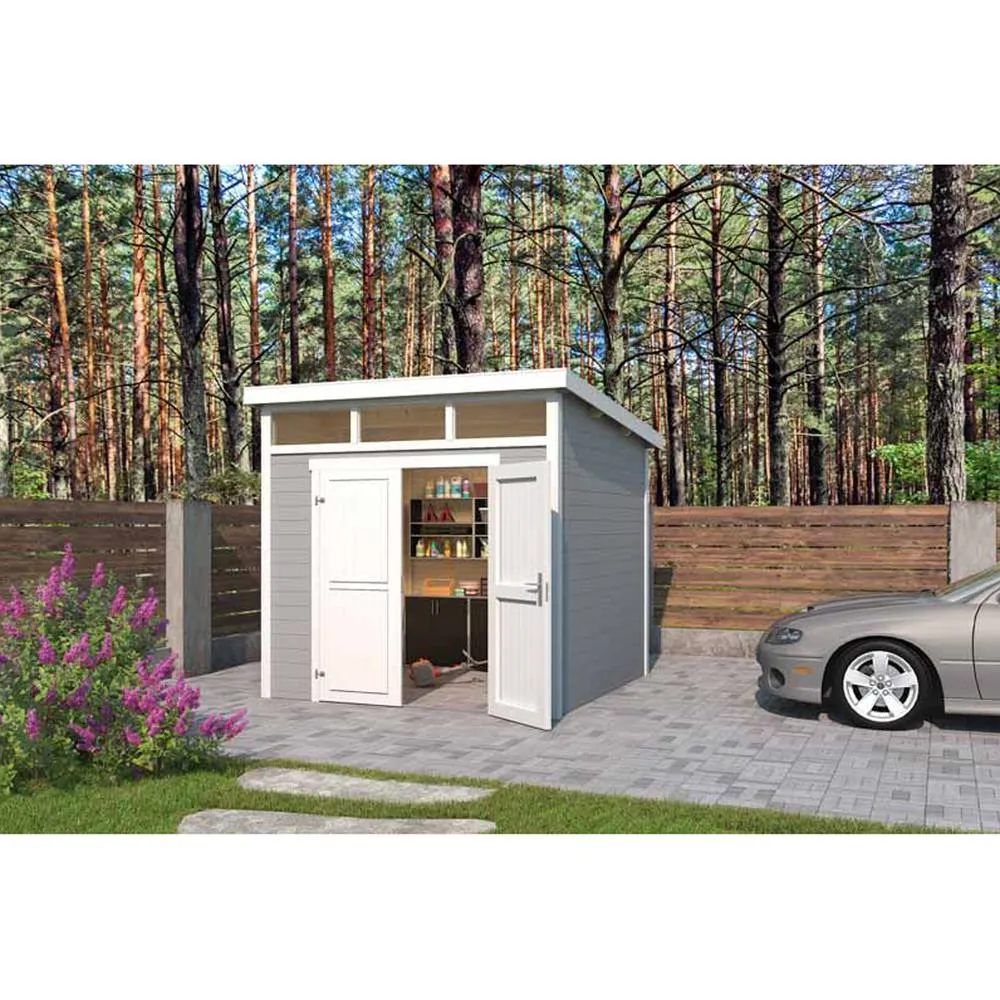 Lasita Maja Ltd Kibo 3-Log Cabin, Garden Room, Home Office - L270xW274.1xH245.1 cm in Natural 3