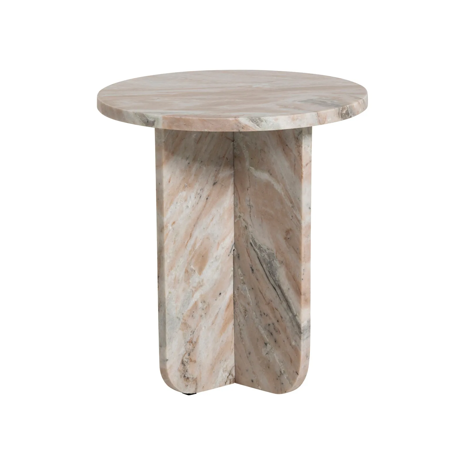 Santana Side Table Marble, Round, Brown | Barker & Stonehouse 3