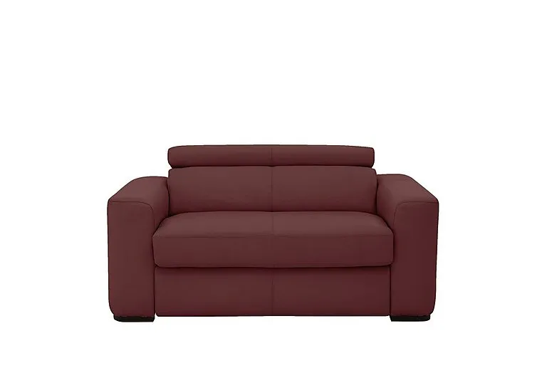 Infinity Leather Chair Sofabed - BV Deep Red