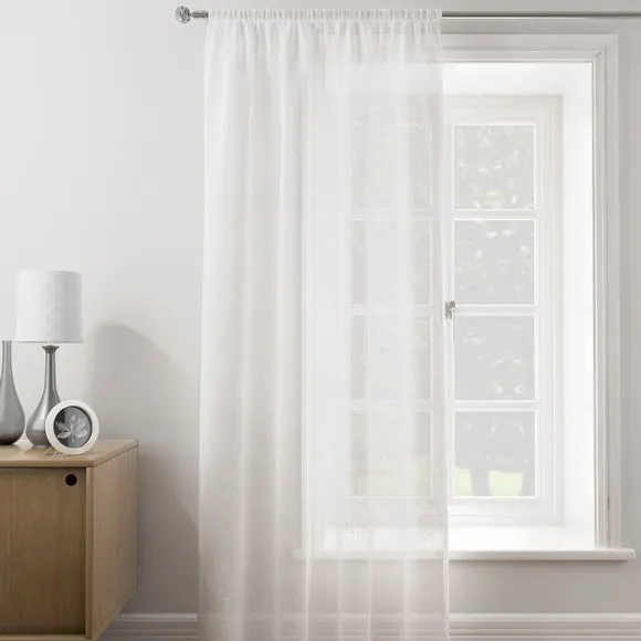 Boucle Tape Top Single Voile Panel 3
