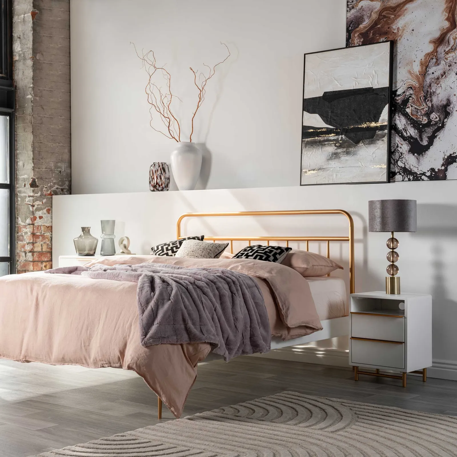 Curvone Sand 120X170Cm Rug, Square, Neutral Wool | W120cm | Barker & Stonehouse 2