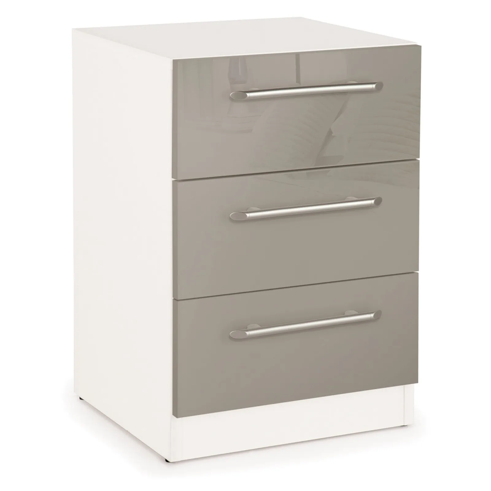 Bayswater 3 Drawer Bedside Black