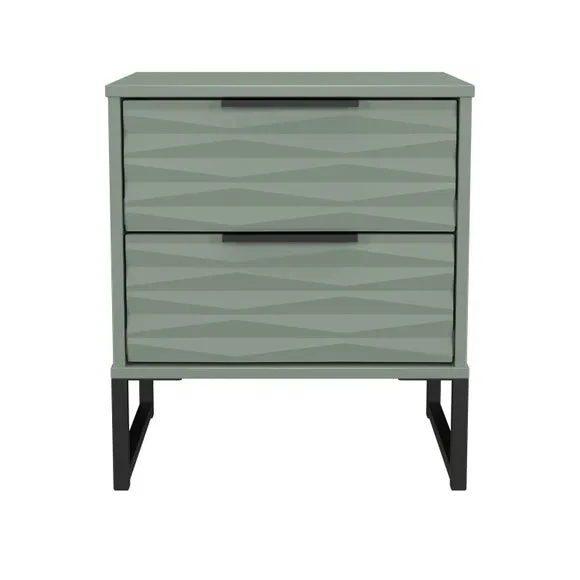Tuxford 2 Drawer Bedside Table 2