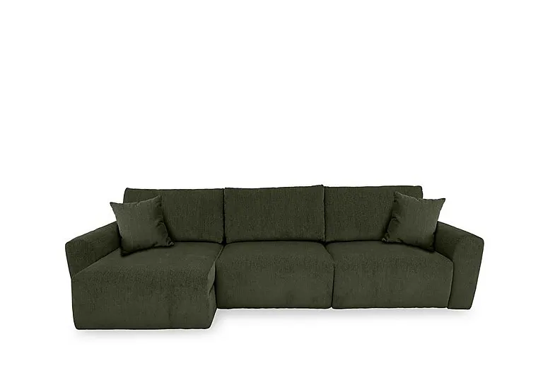 Gemini Fabric 3 Seater Power Glider Sofa with Left Hand Facing Chaise Storage