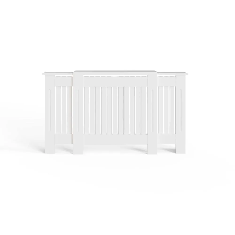 GFW Harrison Adjustable Radiator Cover in White 6