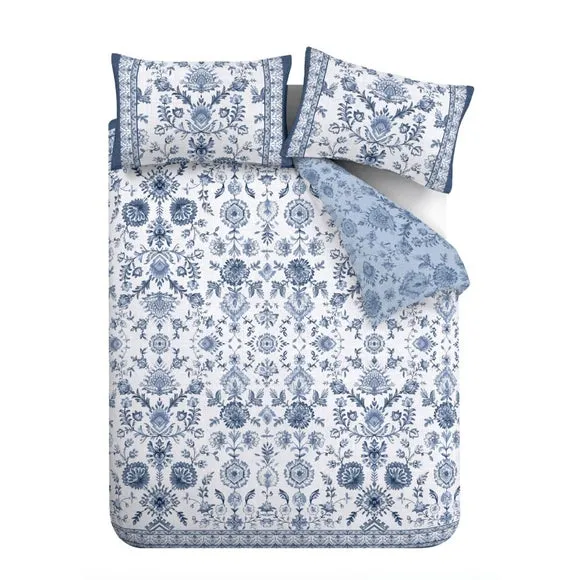 Catherine Lansfield Zoukara Polycotton Duvet Cover & Pillowcase Set 6