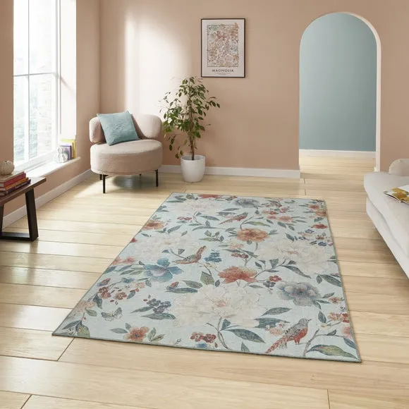 Catherine Lansfield Pipa Floral Rug 1
