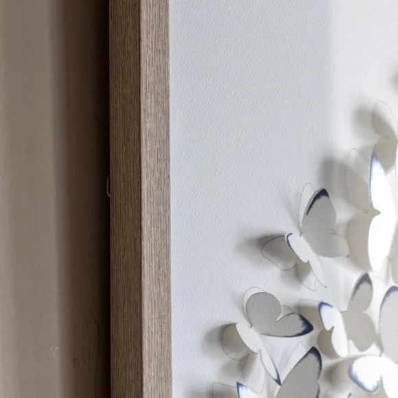 Cedar and Sage Butterfly Detail Framed Wall Art 2