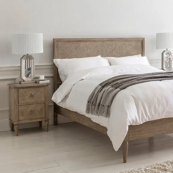 Modesto 2 Drawer Bedside Table 2