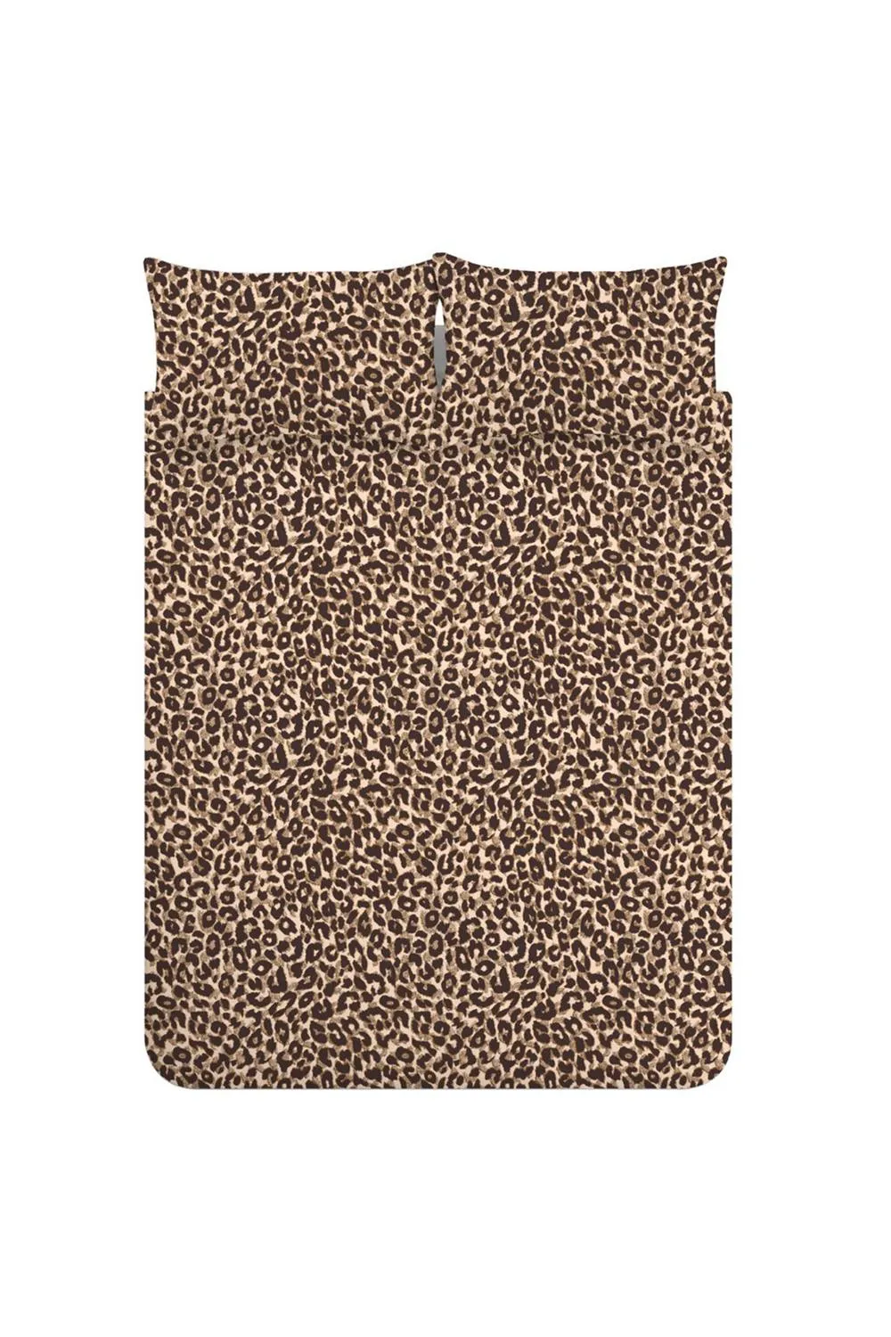 Catherine Lansfield 'Animal Print' So Soft Reversible Duvet Cover Set in Brown 5