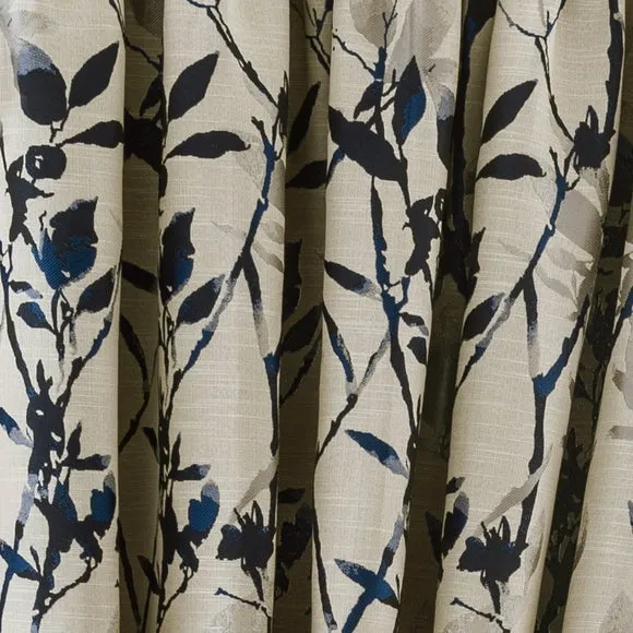 Zen Jacquard Pencil Pleat Curtains 3