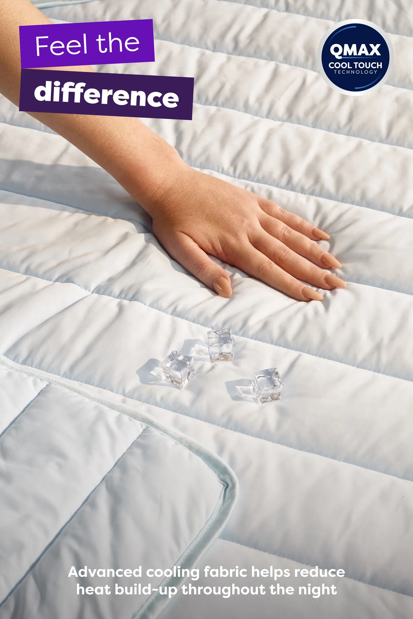 Slumberdown Cool Sleep Ultra Cool Nylon Summer Duvet / Blanket in Blue 5