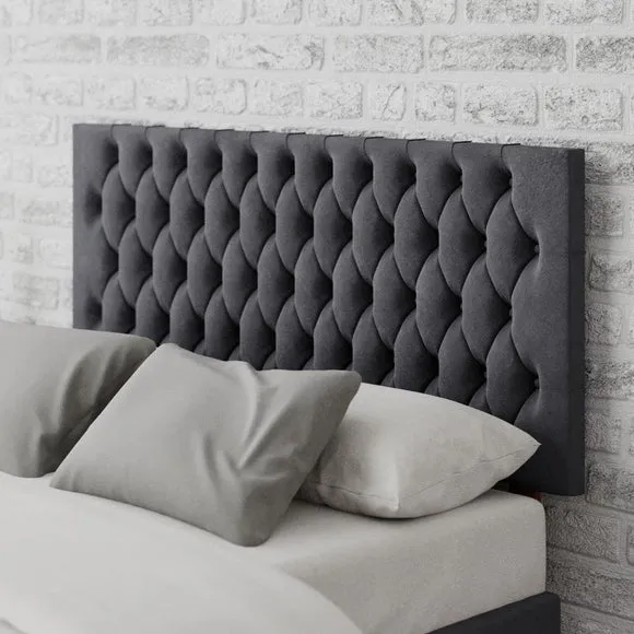 Monroe Plush Velvet Headboard 1