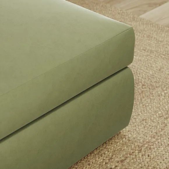 Blake Opulent Velvet Footstool 4