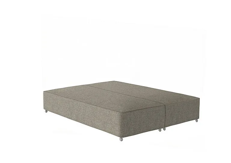 De Luxe Divan Base - Single - Boucle Stone