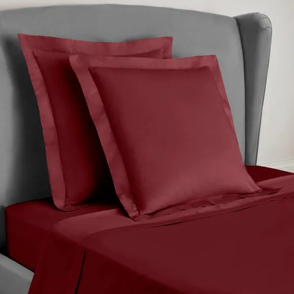 Dorma Crisp & Fresh 400 Thread Count Egyptian Cotton Percale Continental Pillowcase 1