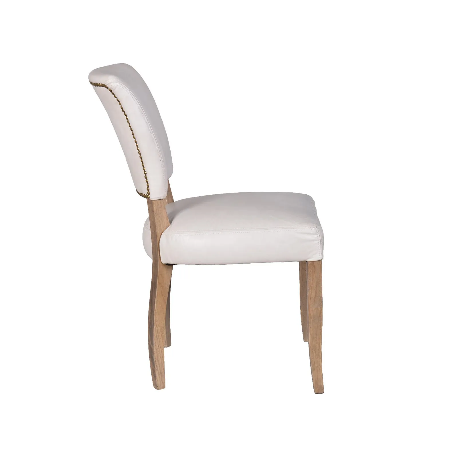 Timothy Oulton Mimi Dining Chair, White Leather | Barker & Stonehouse 6