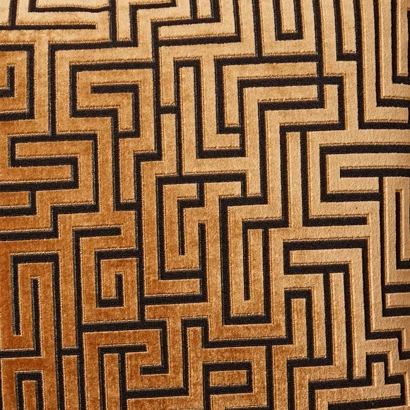 Greek Key Cut Square Cushion 2