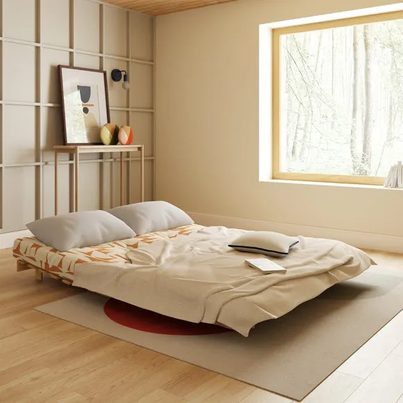 Mito Klipp Natural Frame Double Futon 2