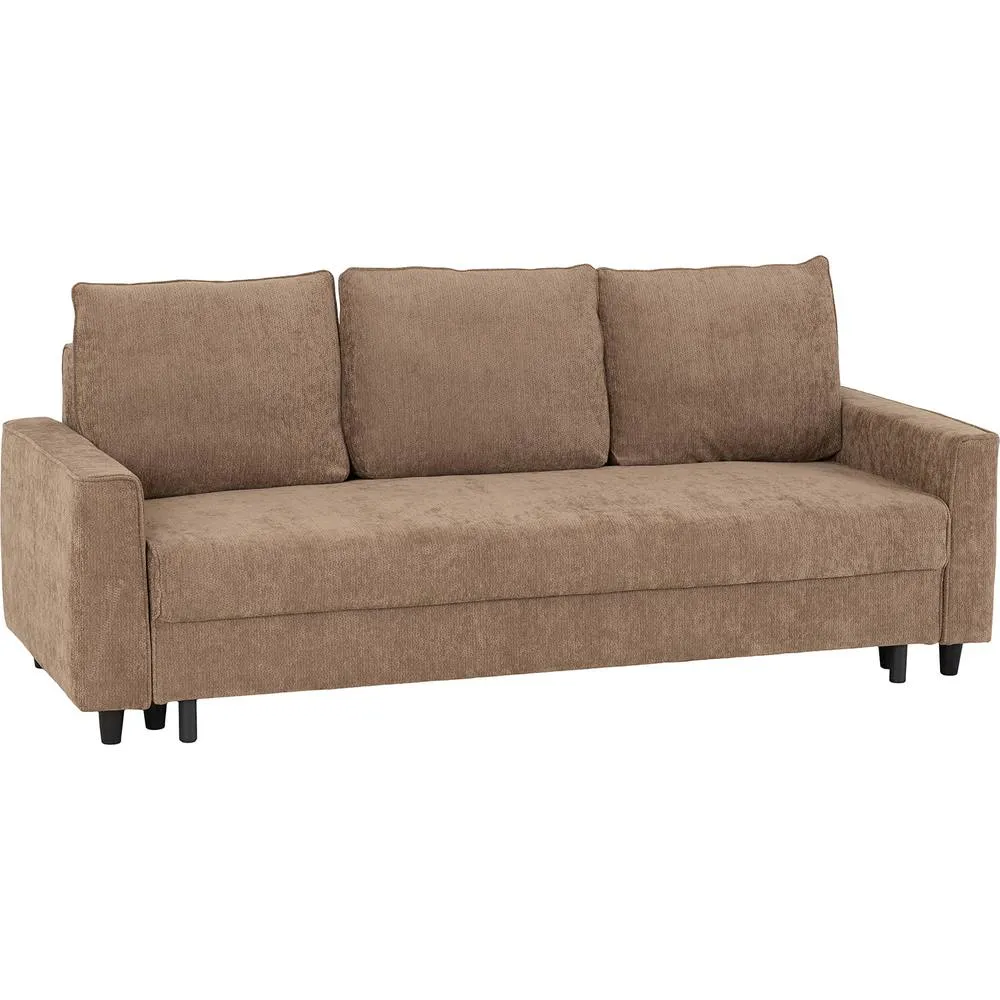 Seconique Hudson Sofa Bed - Brown Fabric 3