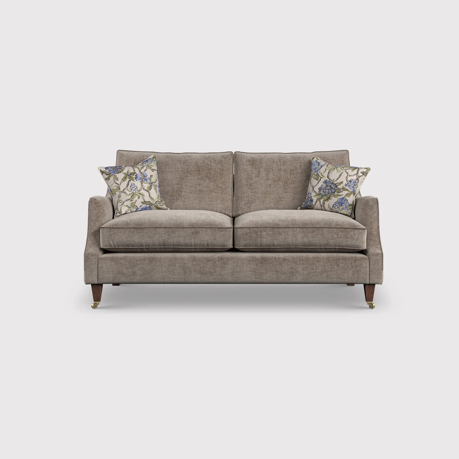 English Heritage Quarry 26 Medium Sofa- Pre-Set Scatters, Grey Fabric | Barker & Stonehouse