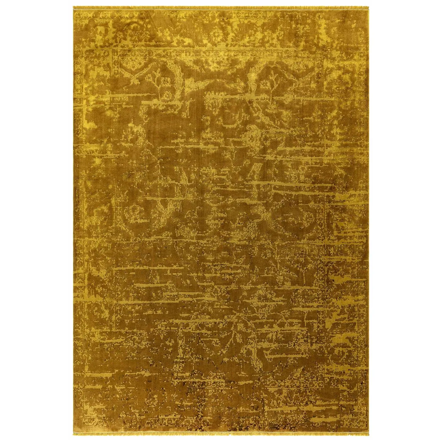 Zadana Abstract Rug, Gold