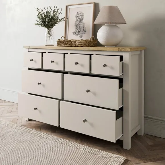 Olney Wide 8 Drawer Chest 2
