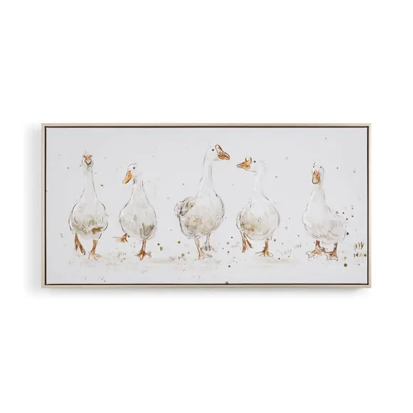 Darcy Duck Framed Canvas 3