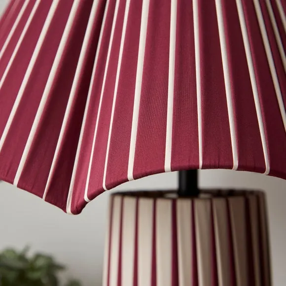 Penelope Ribbon Striped Table Lamp 3