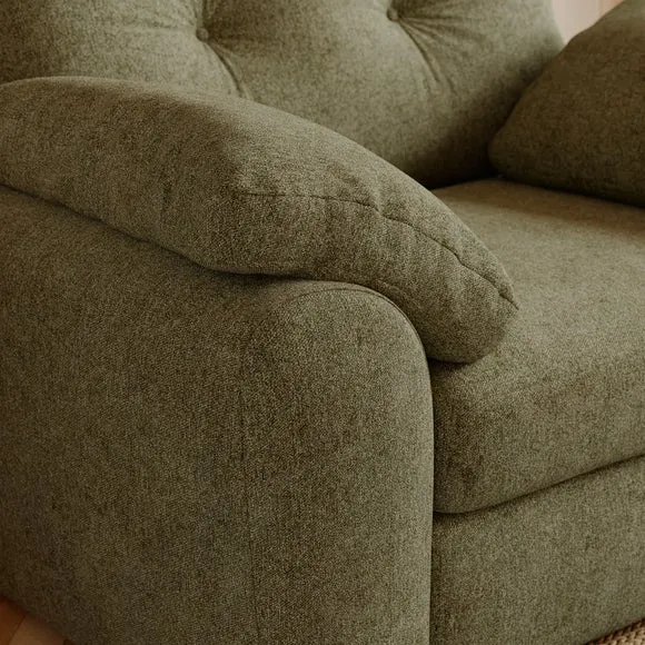 Milton Soft Chenille Snuggle Chair 4