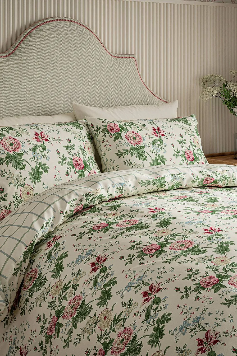 Sanderson 'Elouise' Cotton Duvet Cover Set 2