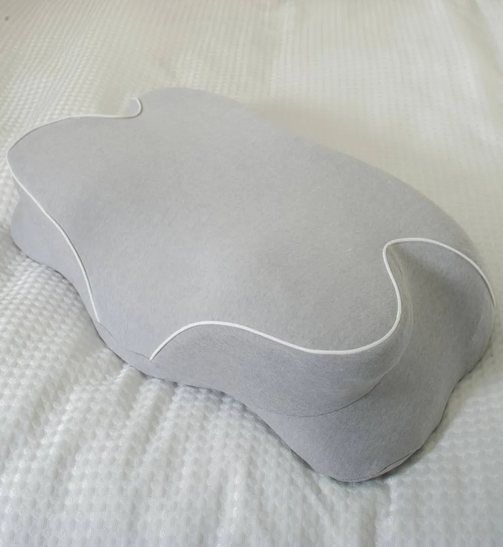 The Lyndon Company Contoured Orthopaedic 95% Polyester Pillow with 100% Cotton Removable Pillowcase | Deyongs 1846 in White 2