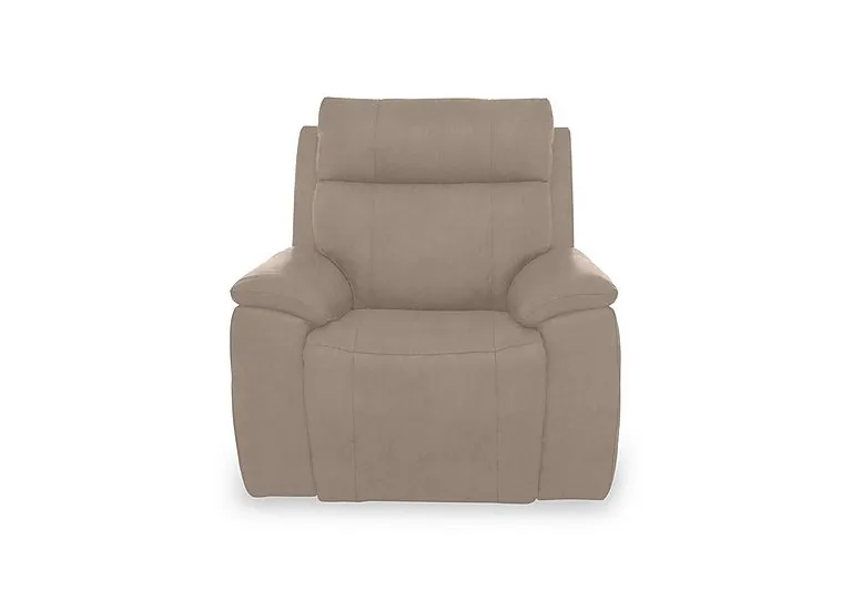 Aero Fabric Power Recliner Chair with Power Headrest - Manhattan Nutmeg