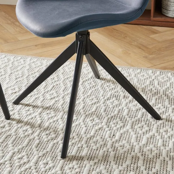 Lennie Set of 2 Dining Chairs, Faux Leather 3