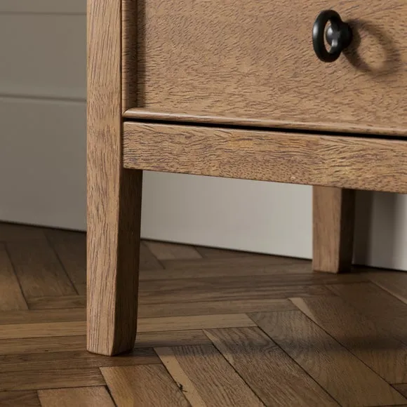 Portland 5 Drawer Chest, Mango Wood 6
