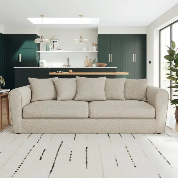 Blake Basket Weave Texture 4 Seater Sofa 1