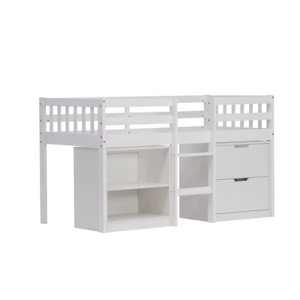 Nöa and Nani Jens Sleepstation Shorty Cabin Bed in White 6