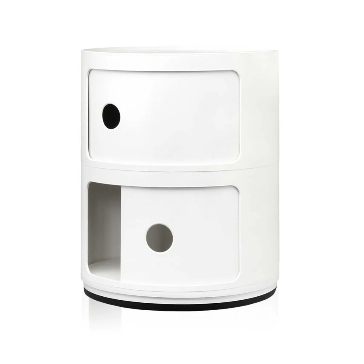 Kartell Componibili 2 Drawer Storage Unit Table, White Plastic | Barker & Stonehouse 3