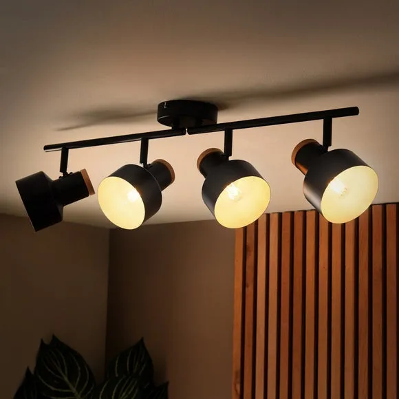 Duckworth Industrial 4 Light Adjustable Spotlight Bar 2