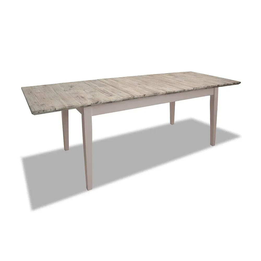 Statement Furniture Florence Rectangle Extendable Kitchen Dining Table in Taupe 4