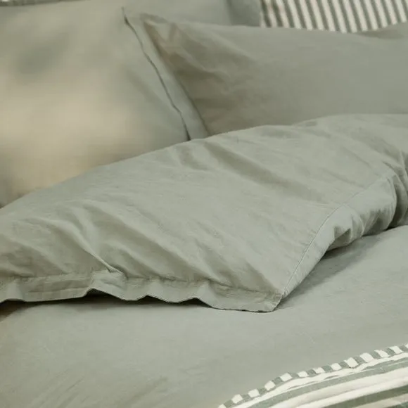 Yard Hebden Washed Cotton Duvet Cover & Pillowcase Set 3