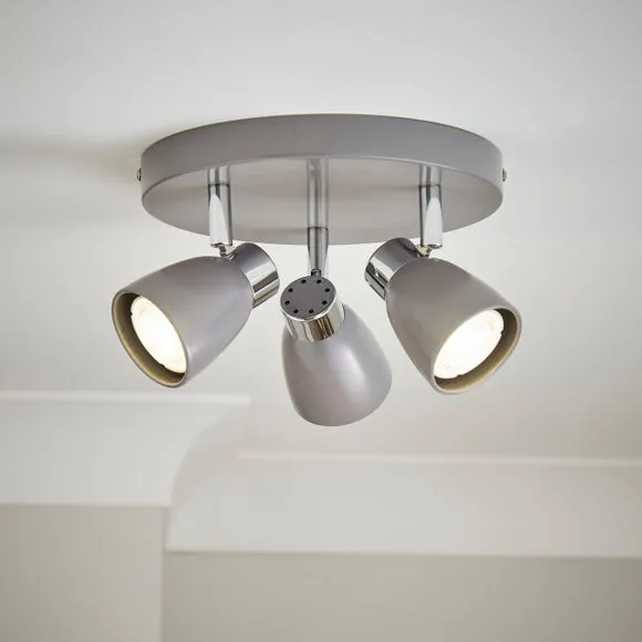 Alto 3 Light Semi Flush Spotlight 1