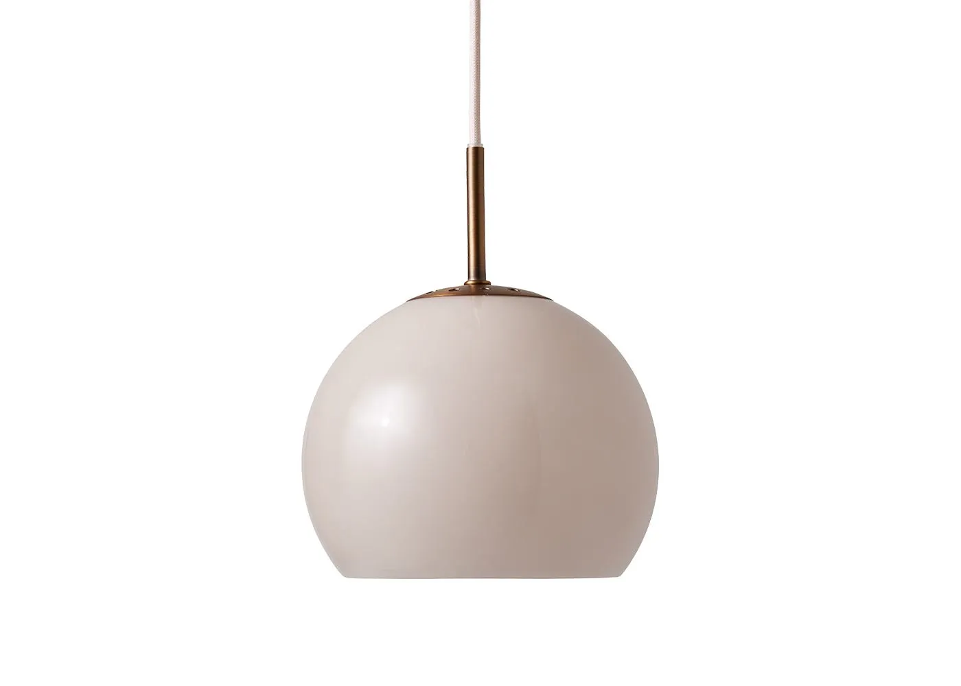 Frandsen Ball Pendant Light Sand Grey 18cm