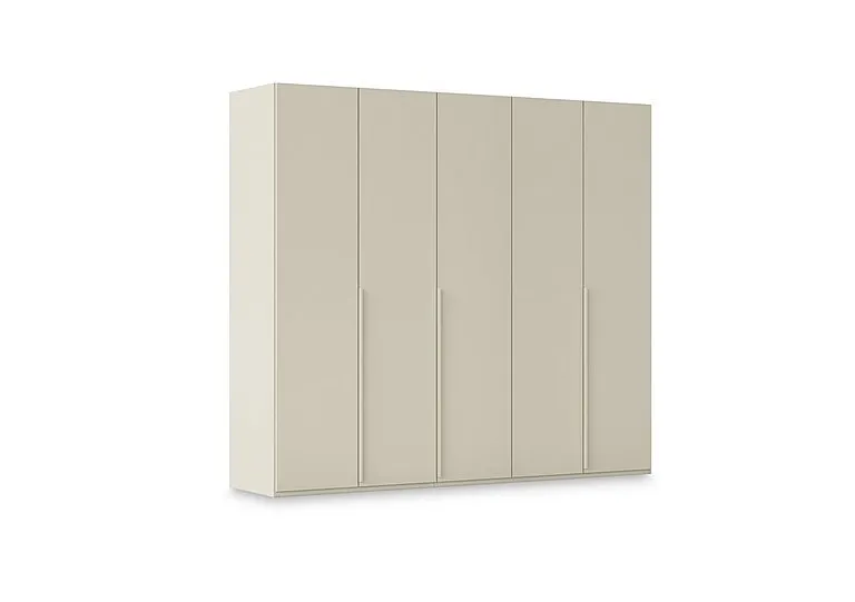Haven 251cm 5 Door Hinged Wardrobe with Décor Doors
