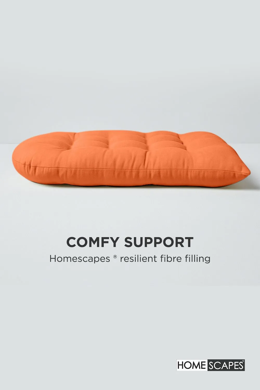 Homescapes Luxury Egg Chair Cushion, Hanging Basket Swing Chair Cushion in Burnt Orange 5