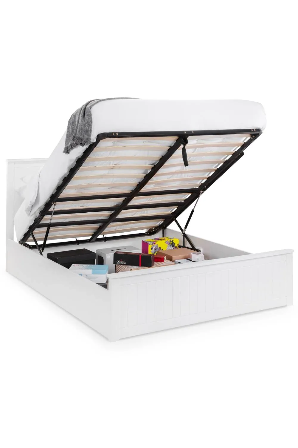 Julian Bowen Maine Ottoman Storage Bed in White 5