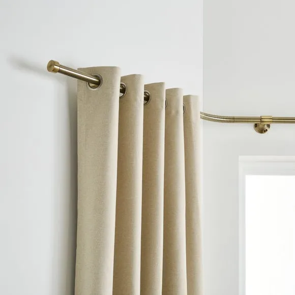 Trinity Metal Bay Curtain Pole 4